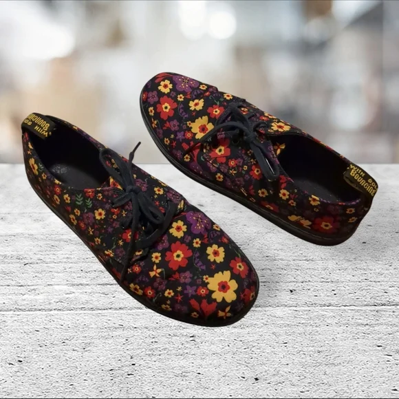 Dr Martens Korey Floral Canvas Shoe Size 5L 4M Unisex - Picture 12 of 15